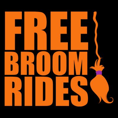 Free Broom Rides T-Shirt