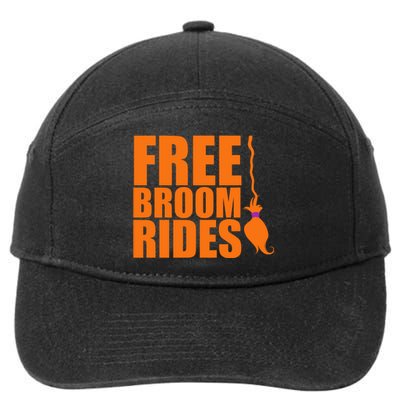 Free Broom Rides 7-Panel Snapback Hat