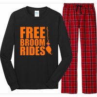 Free Broom Rides Long Sleeve Pajama Set