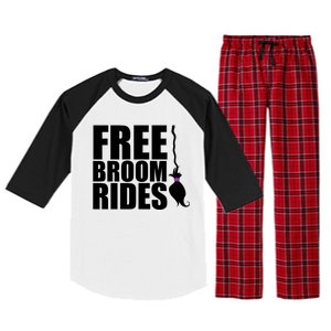 Free Broom Rides Raglan Sleeve Pajama Set