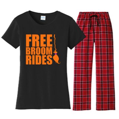 Free Broom Rides Women's Flannel Pajama Set