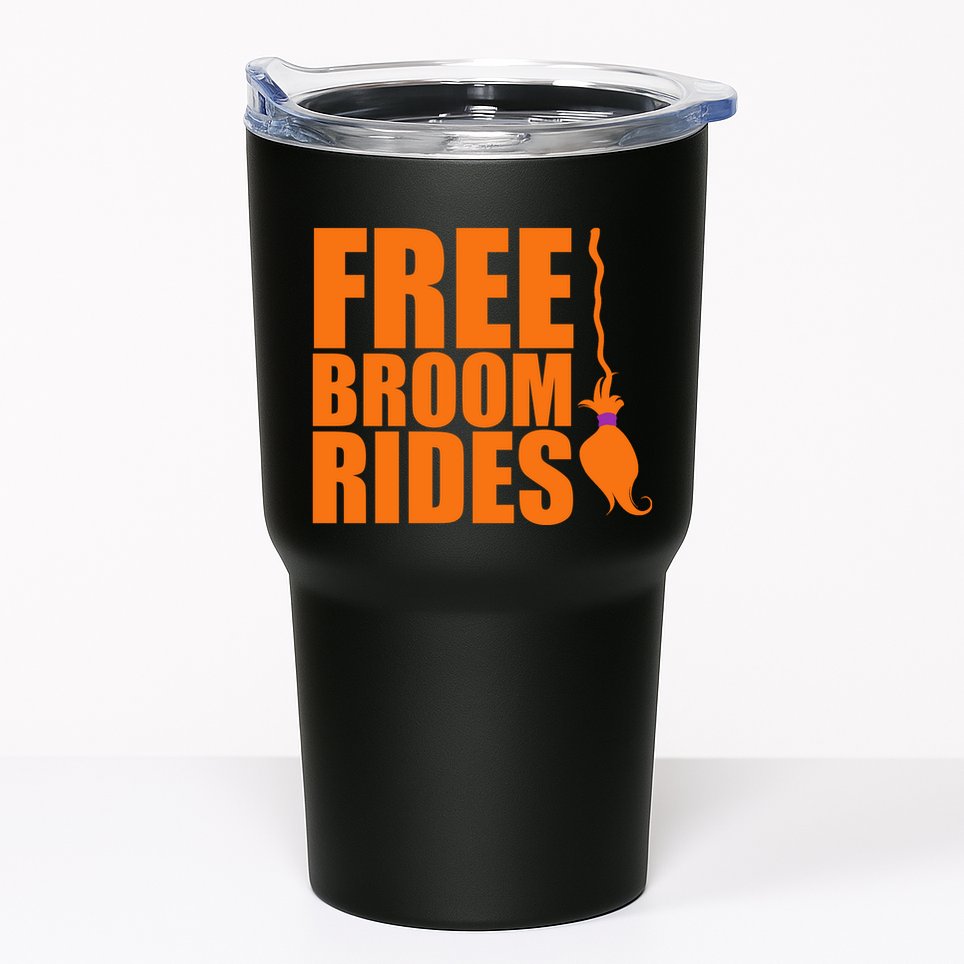 Free Broom Rides Tumbler