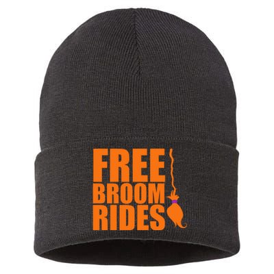 Free Broom Rides Sustainable Knit Beanie