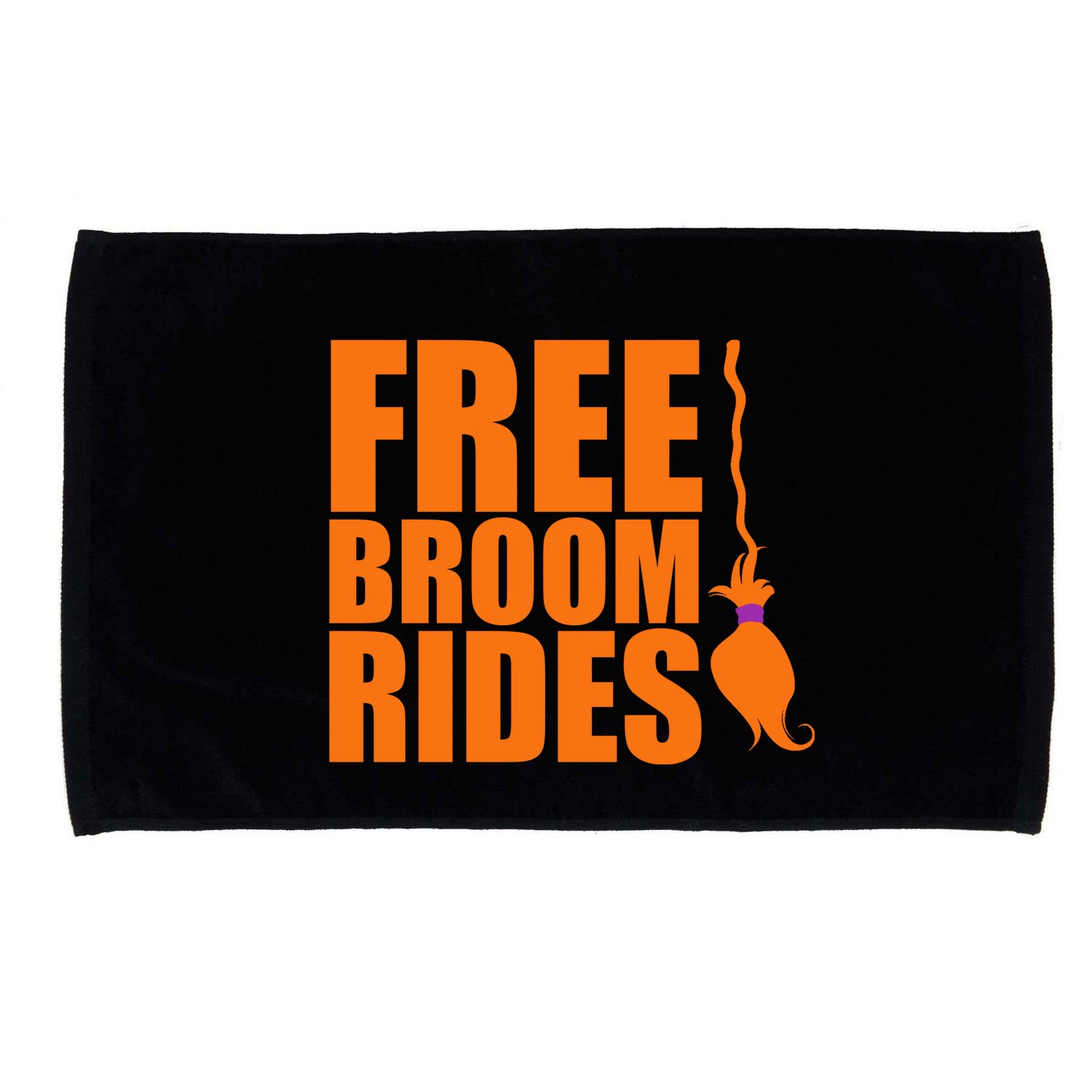 Free Broom Rides Microfiber Hand Towel