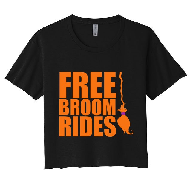 Free Broom Rides Crop Top
