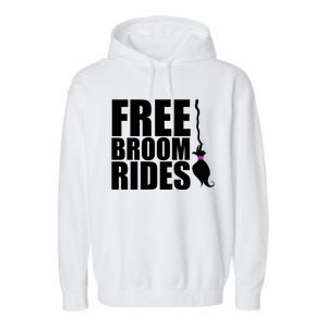 Free Broom Rides Garment-Dyed Fleece Hoodie