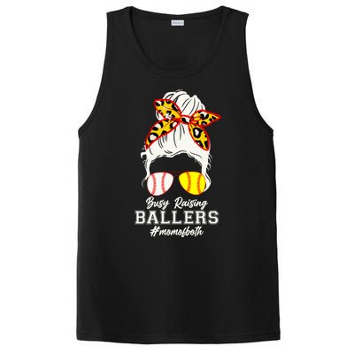 Funny Busy Raising Ballers #Mom Of Both PosiCharge Competitor Tank