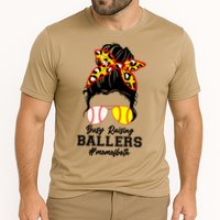 Funny Busy Raising Ballers #Mom Of Both Cooling Performance Crew T-Shirt