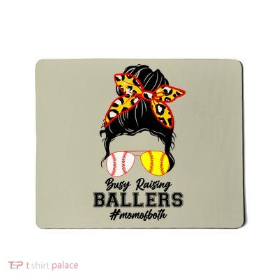 Funny Busy Raising Ballers #Mom Of Both Mousepad
