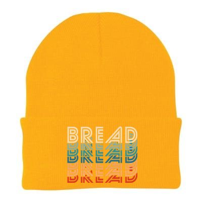 Funny Bread Retro Vintage Carb Gluten Food Lover Foodie Funny Gift Knit Cap Winter Beanie