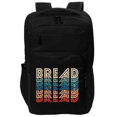 Funny Bread Retro Vintage Carb Gluten Food Lover Foodie Funny Gift Impact Tech Backpack