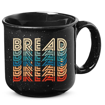 Funny Bread Retro Vintage Carb Gluten Food Lover Foodie Funny Gift 15oz Campfire Ceramic Mug