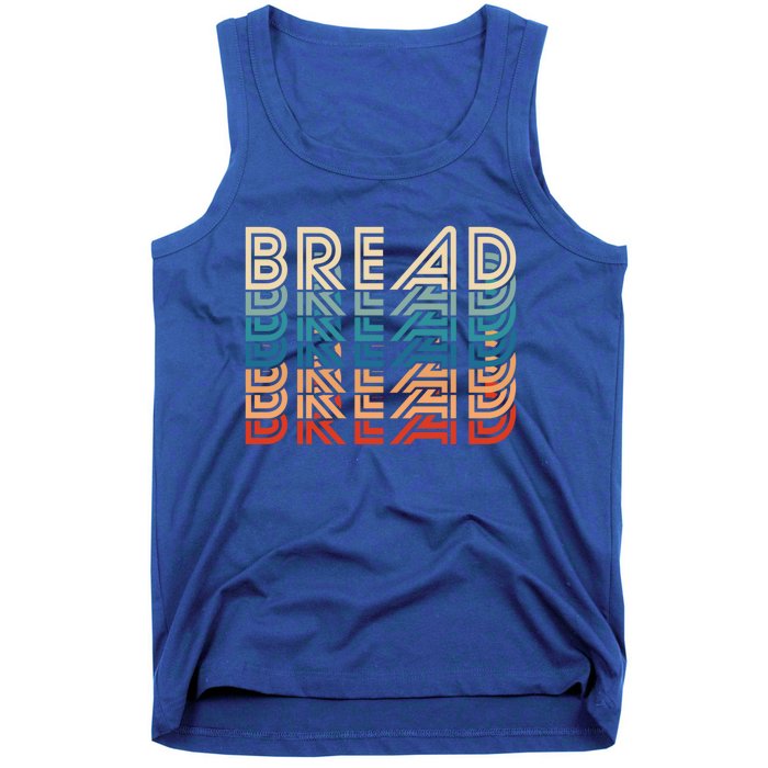 Funny Bread Retro Vintage Carb Gluten Food Lover Foodie Funny Gift Tank Top