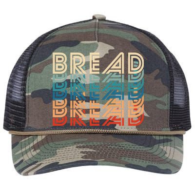 Funny Bread Retro Vintage Carb Gluten Food Lover Foodie Funny Gift Retro Rope Trucker Hat Cap