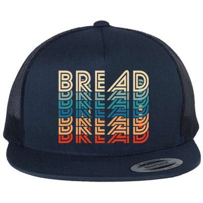 Funny Bread Retro Vintage Carb Gluten Food Lover Foodie Funny Gift Flat Bill Trucker Hat