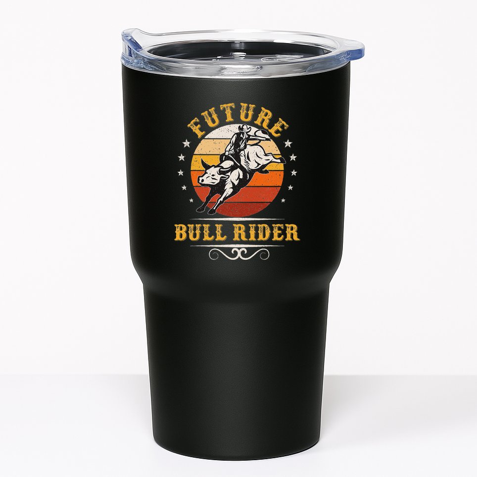 Future Bull Rider Rodeo Bull Riding Vintage Cowboy Tumbler
