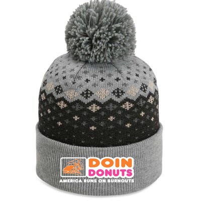 Funny Burnout Racing Car Enthusiast / Car Guy Gift The Baniff Cuffed Pom Beanie