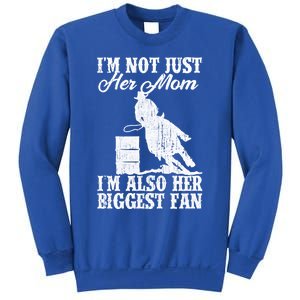 Funny Barrel Racing Gift Horse Riding Moms Cow Gift Sweatshirt