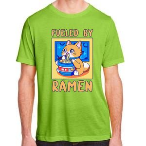 Fueled By Ra Anime Manga Food Cat Funny Kawaii Merch Adult ChromaSoft Performance T-Shirt