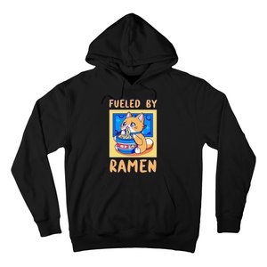 Fueled By Ra Anime Manga Food Cat Funny Kawaii Merch Hoodie