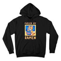 Fueled By Ra Anime Manga Food Cat Funny Kawaii Merch Tall Hoodie