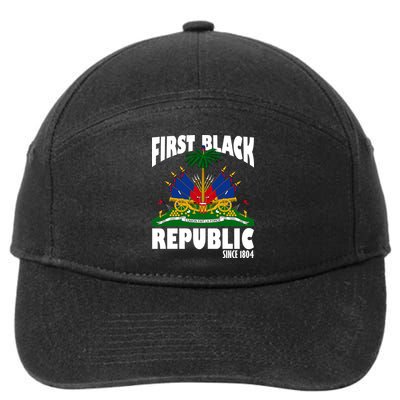 First Black Republic Since 1804 Haiti Heritage 7-Panel Snapback Hat