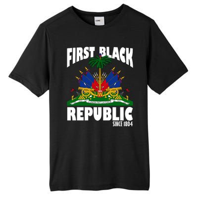 First Black Republic Since 1804 Haiti Heritage Tall Fusion ChromaSoft Performance T-Shirt