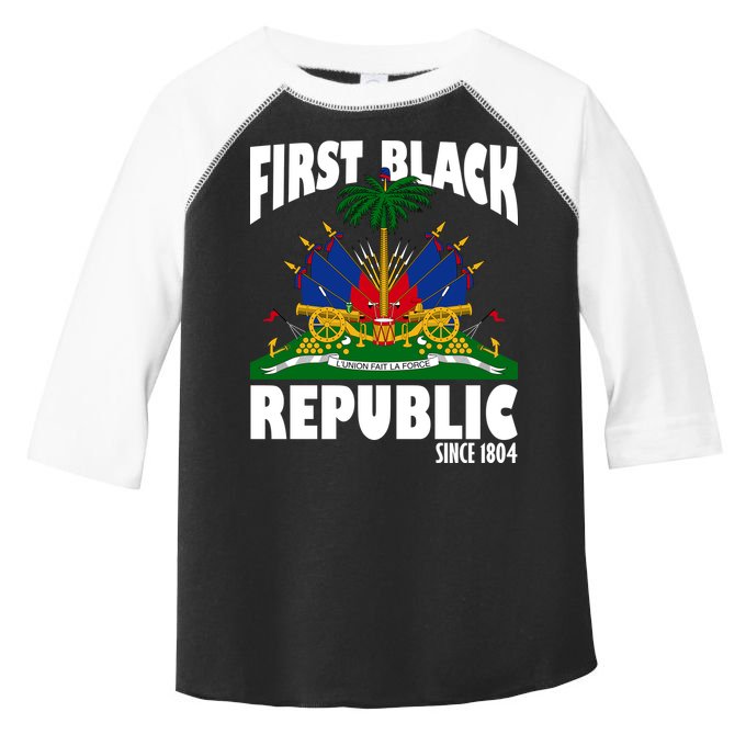 First Black Republic Since 1804 Haiti Heritage Toddler Fine Jersey T-Shirt