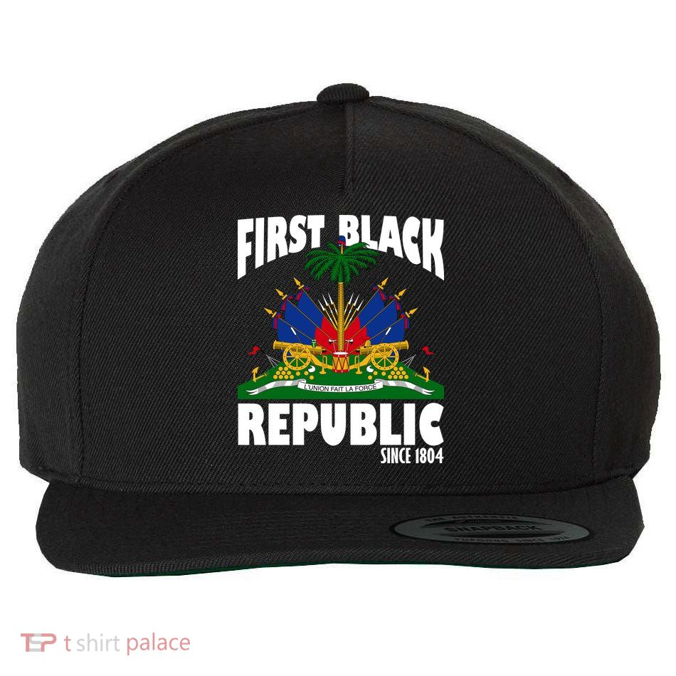 First Black Republic Since 1804 Haiti Heritage Wool Snapback Cap