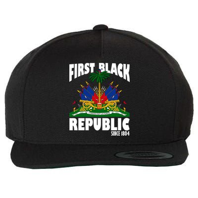 First Black Republic Since 1804 Haiti Heritage Wool Snapback Cap