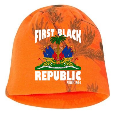 First Black Republic Since 1804 Haiti Heritage Kati - Camo Knit Beanie