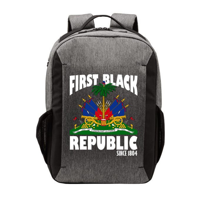 First Black Republic Since 1804 Haiti Heritage Vector Backpack