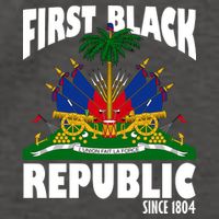 First Black Republic Since 1804 Haiti Heritage Vector Backpack