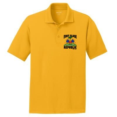 First Black Republic Since 1804 Haiti Heritage PosiCharge RacerMesh Polo