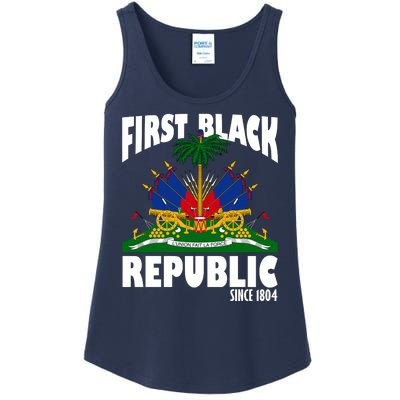 First Black Republic Since 1804 Haiti Heritage Ladies Essential Tank