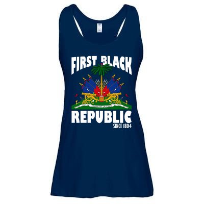 First Black Republic Since 1804 Haiti Heritage Ladies Essential Flowy Tank