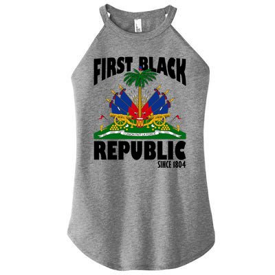 First Black Republic Since 1804 Haiti Heritage Women's Perfect Tri Rocker Tank