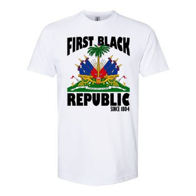 First Black Republic Since 1804 Haiti Heritage Softstyle® CVC T-Shirt