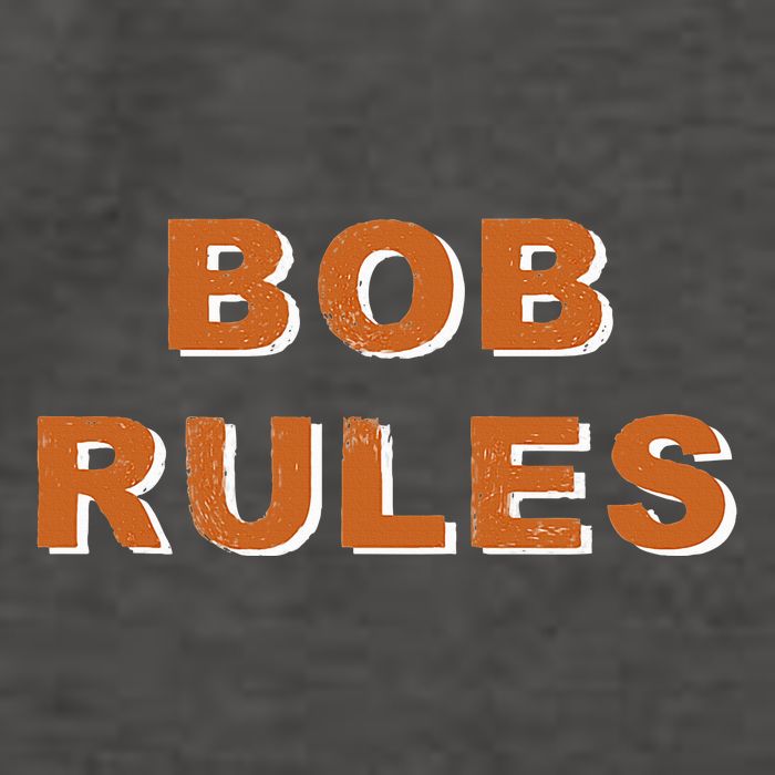 Funny Bob Rules Saying Personalized Named Bob Name Vector Backpack
