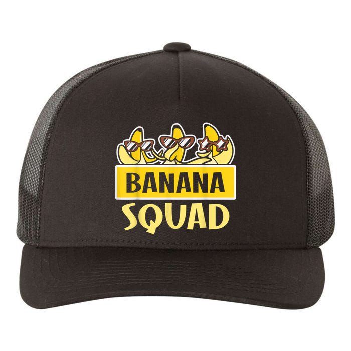 Funny BANANA SQUAD That’s Bananas Halloween Costume Yupoong Adult 5-Panel Trucker Hat