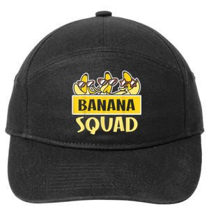 Funny BANANA SQUAD That’s Bananas Halloween Costume 7-Panel Snapback Hat