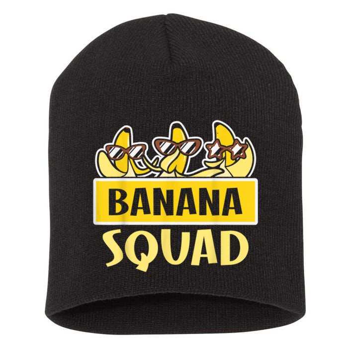 Funny BANANA SQUAD That’s Bananas Halloween Costume Short Acrylic Beanie