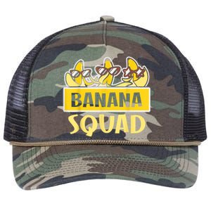 Funny BANANA SQUAD That’s Bananas Halloween Costume Retro Rope Trucker Hat Cap