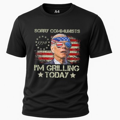 Funny Biden Sorry Communists IM Grilling Today Performance Shirt