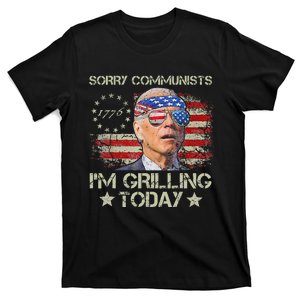 Funny Biden Sorry Communists IM Grilling Today T-Shirt