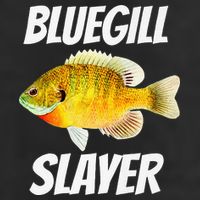 Funny Bluegill Slayer Fishing Adult Drive Performance Visor