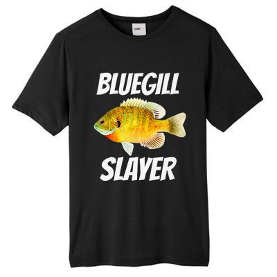 Funny Bluegill Slayer Fishing Tall Fusion ChromaSoft Performance T-Shirt