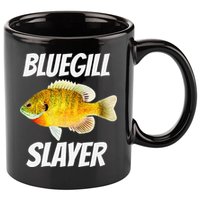 Funny Bluegill Slayer Fishing 11oz C Handle Ceramic Mug