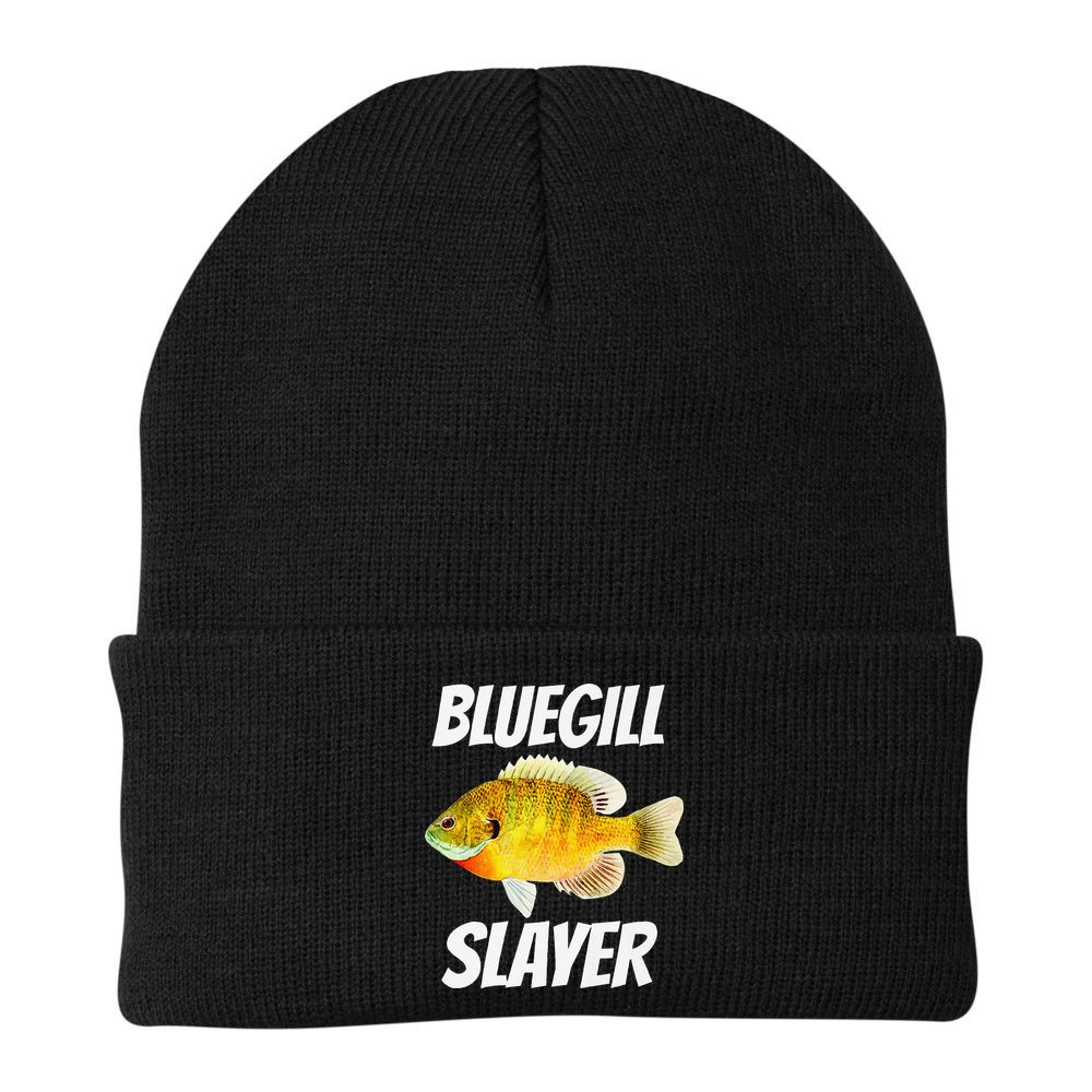 Funny Bluegill Slayer Fishing Beanie