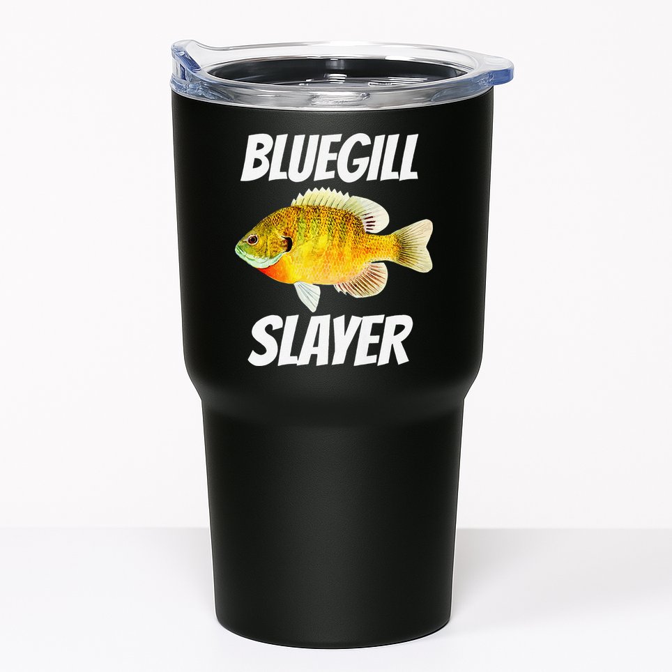 Funny Bluegill Slayer Fishing Tumbler